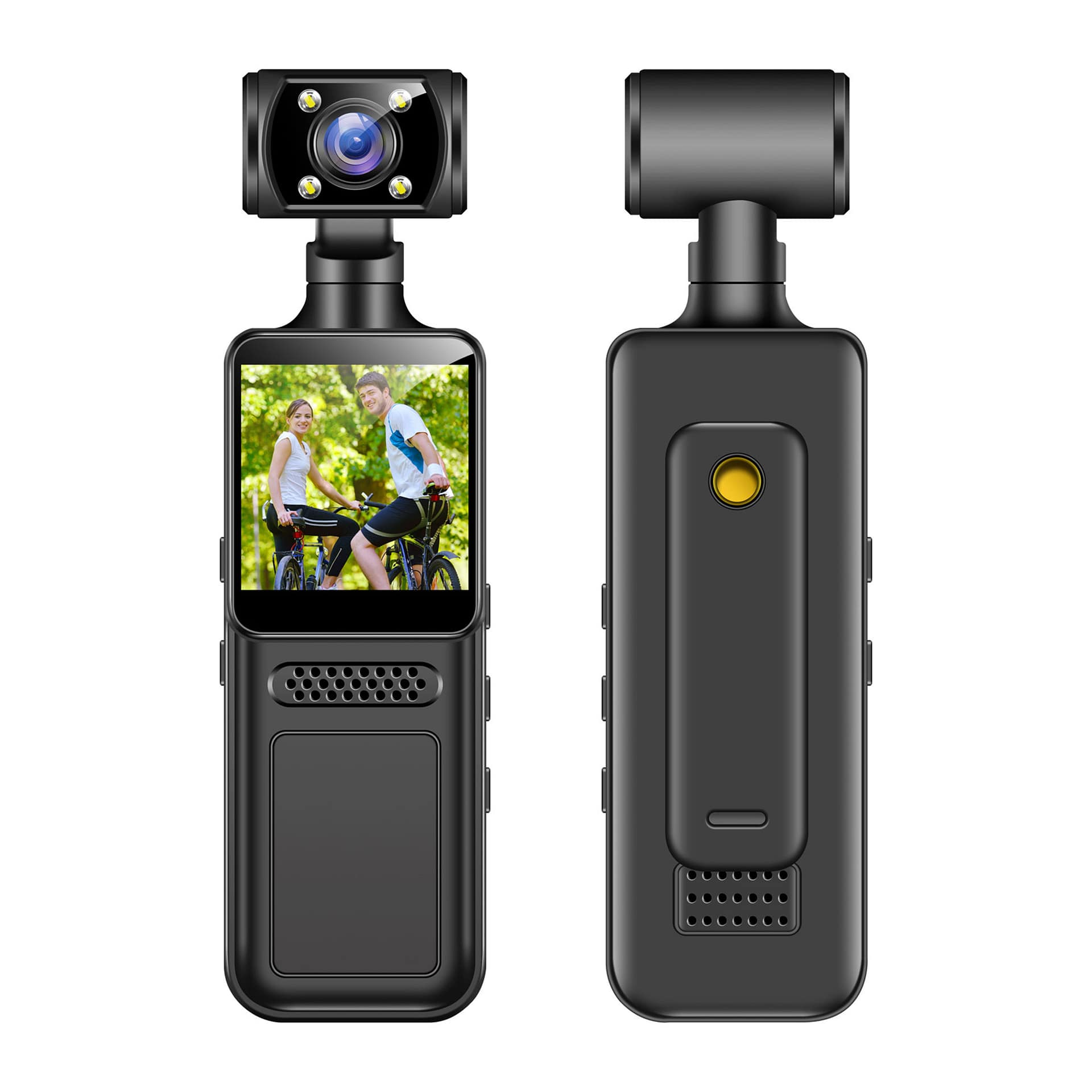 كاميرا تصوير عالية الجودة 4K مع شاشة دوارة وواي فاي – مقاومة للماء حتى 30 متر - الصورة 7